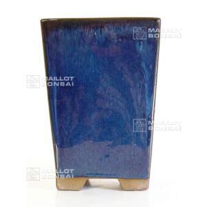 28 coloured glazed pot blue