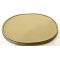 Ceramic oval plant pot saucer ivory small