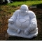 Garden Buddha statue in granite 60 cm