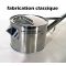 Arrosoir inox 6 litres long bec