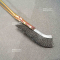 Metal brush curved 220 mm