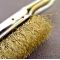 Metal brush curved 220 mm