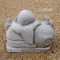 Laying child garden sculpture jizo bosatsu