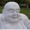 Garden Buddha statue in granite 60 cm