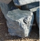 Table and stools in sanba stone from Japan