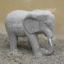 elephant en granite 55 cm.