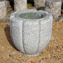 Tsukubai bassin granite fleur de lotus Ø 50 CM