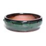 K2 round riveted pot dark green