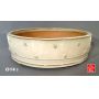 Round riveted Asian plant pot 30.5cm O14