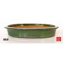 Poterie ovale verte 400*320*55 mm