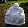 Garden Buddha statue in granite 60 cm