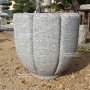 Tsukubai bassin granite fleur de lotus Ø 50 CM
