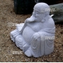 bouddha en granite ventru 60 cm.