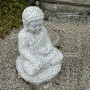 bouddha en granite 40 cm.