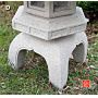 Lanterne granite H 140 cm Ø 120 cm