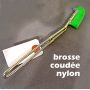 Curved nylon brush 220mm