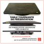 Support tournant en fonte d'aluminium 600*400 mm
